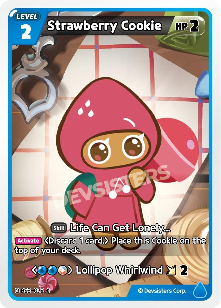 Image for Strawberry Cookie (BS3-075) (BS3-BS4) - CookieRun: Braverse TCG