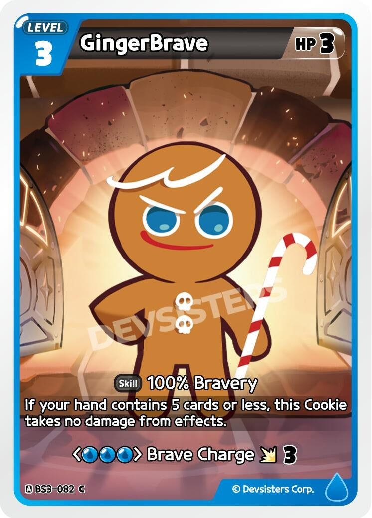 Image for GingerBrave (082) (BS3-082) (BS3-BS4) - CookieRun: Braverse TCG