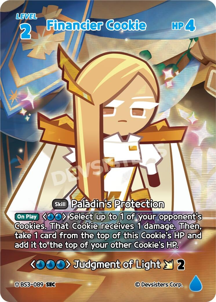 Image for Financier Cookie (089) (SEC) (BS3-089) (BS3-BS4) - CookieRun: Braverse TCG
