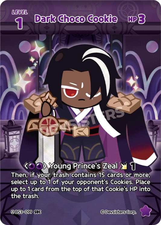 Image for Dark Choco Cookie (SEC) (BS3-099) (BS3-BS4) - CookieRun: Braverse TCG