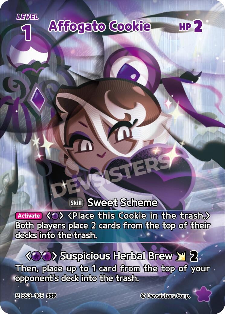 Image for Affogato Cookie (SSR) (BS3-105) (BS3-BS4) - CookieRun: Braverse TCG