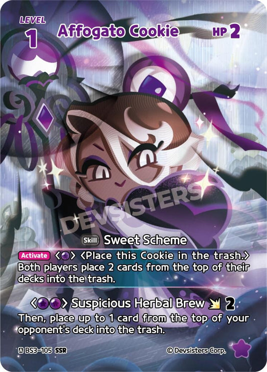 Image for Affogato Cookie (SSR) (BS3-105) (BS3-BS4) - CookieRun: Braverse TCG