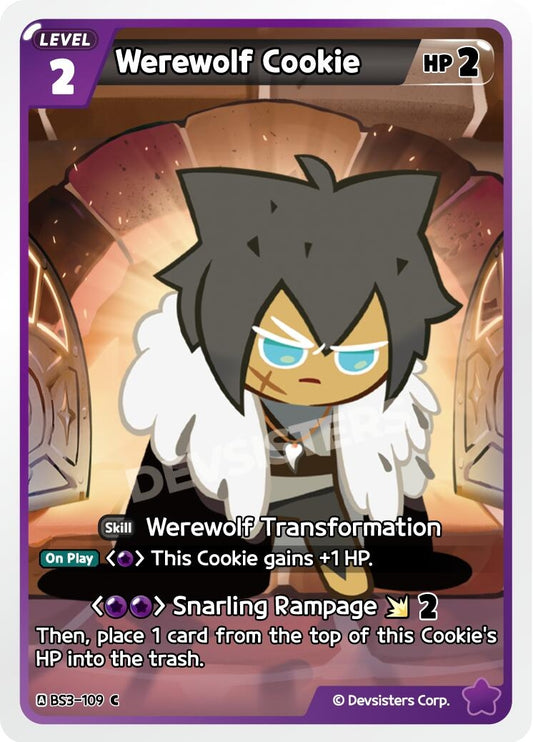 Image for Werewolf Cookie (BS3-109) (BS3-BS4) - CookieRun: Braverse TCG