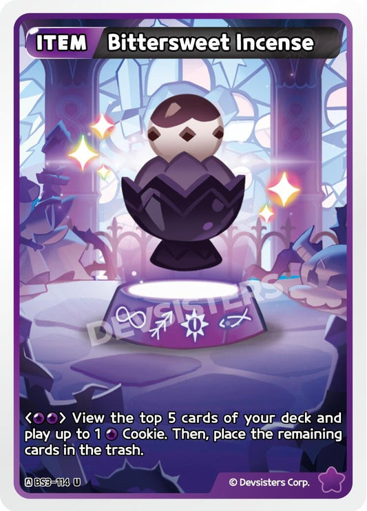 Image for Bittersweet Incense (BS3-114) (BS3-BS4) - CookieRun: Braverse TCG