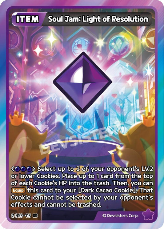 Image for Soul Jam: Light of Resolution (BS3-115) (BS3-BS4) - CookieRun: Braverse TCG
