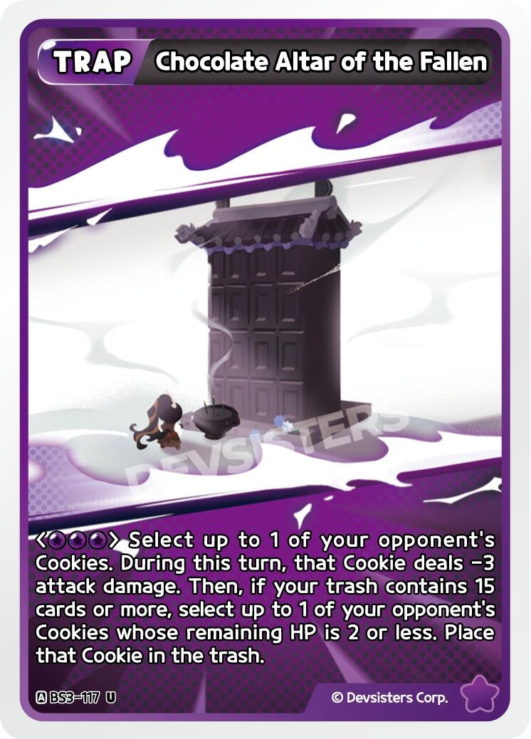 Image for Chocolate Altar of the Fallen (BS3-117) (BS3-BS4) - CookieRun: Braverse TCG