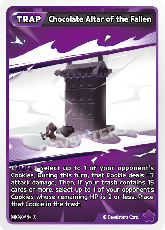 Image for Chocolate Altar of the Fallen (BS3-117) (BS3-BS4) - CookieRun: Braverse TCG