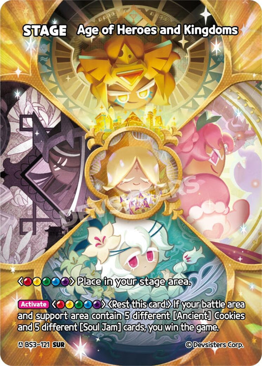 Image for Age of Heroes and Kingdoms (SUR) (BS3-121) (BS3-BS4) - CookieRun: Braverse TCG