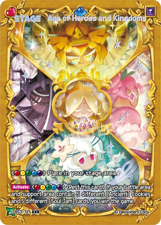 Image for Age of Heroes and Kingdoms (EXR) (BS3-121) (BS3-BS4) - CookieRun: Braverse TCG