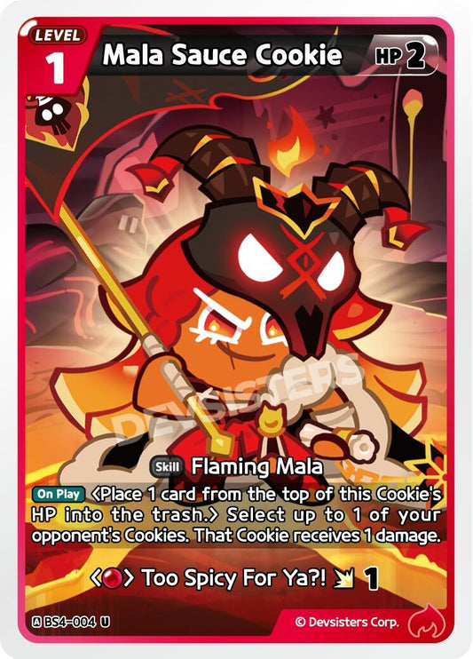 Image for Mala Sauce Cookie (004) (BS4-004) (BS3-BS4) - CookieRun: Braverse TCG