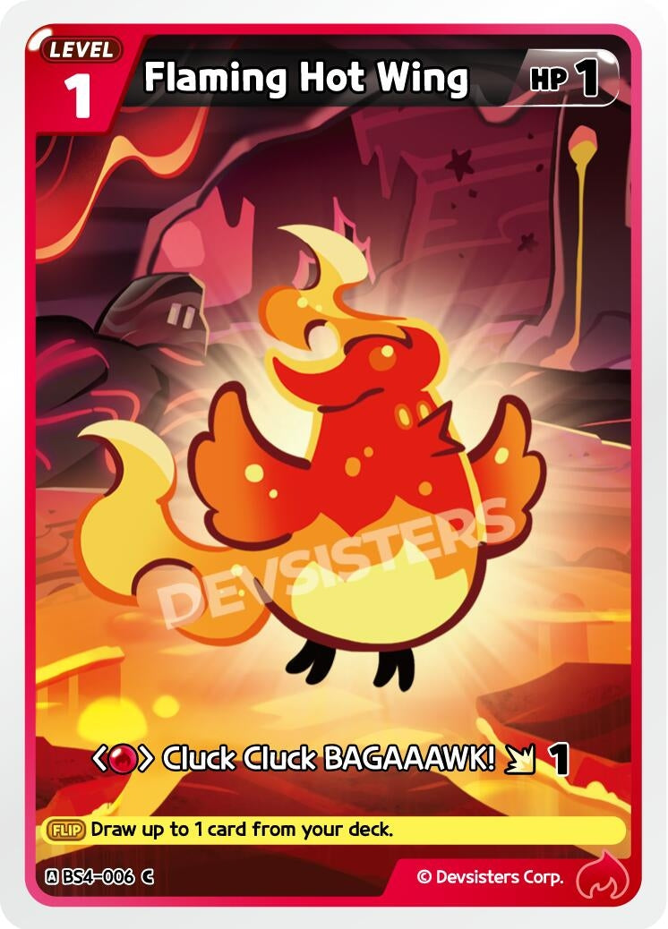 Image for Flaming Hot Wing (BS4-006) (BS3-BS4) - CookieRun: Braverse TCG