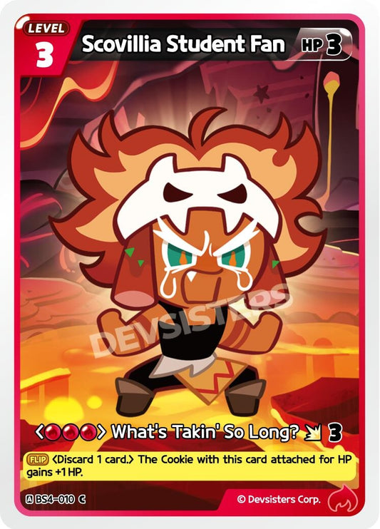 Image for Scovillia Student Fan (BS4-010) (BS3-BS4) - CookieRun: Braverse TCG