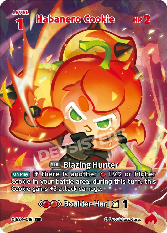 Image for Habanero Cookie (SSR) (BS4-015) (BS3-BS4) - CookieRun: Braverse TCG