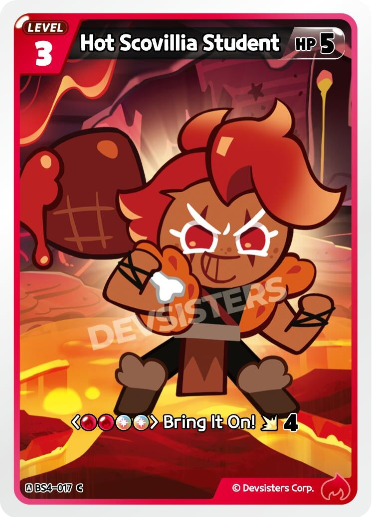 Image for Hot Scovillia Student (BS4-017) (BS3-BS4) - CookieRun: Braverse TCG