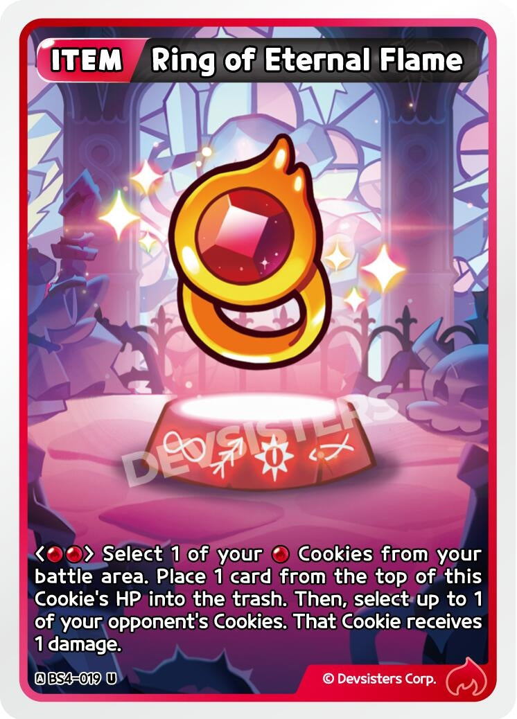Image for Ring of Eternal Flame (BS4-019) (BS3-BS4) - CookieRun: Braverse TCG