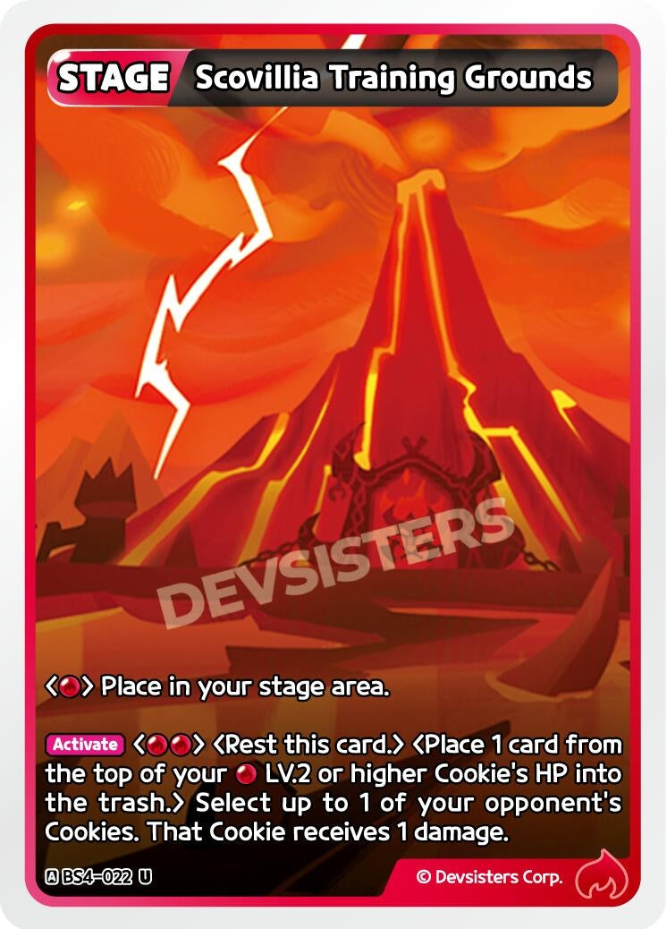 Image for Scovillia Training Grounds (BS4-022) (BS3-BS4) - CookieRun: Braverse TCG