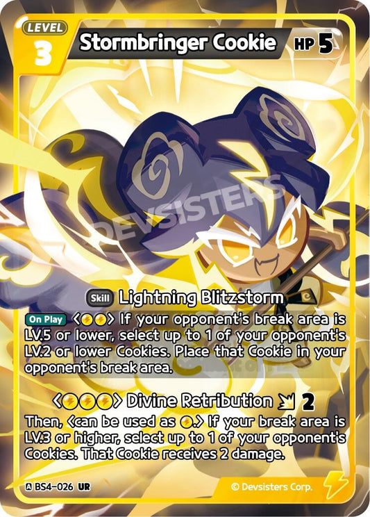 Image for Stormbringer Cookie (BS4-026) (BS3-BS4) - CookieRun: Braverse TCG