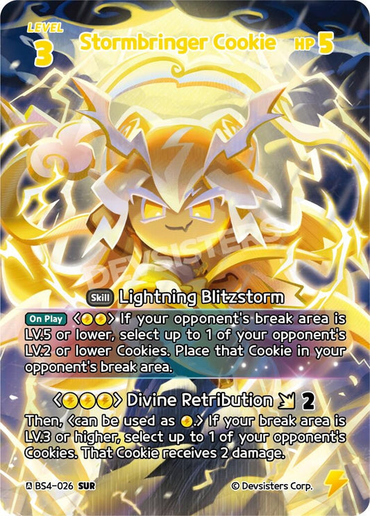Image for Stormbringer Cookie (SUR) (BS4-026) (BS3-BS4) - CookieRun: Braverse TCG