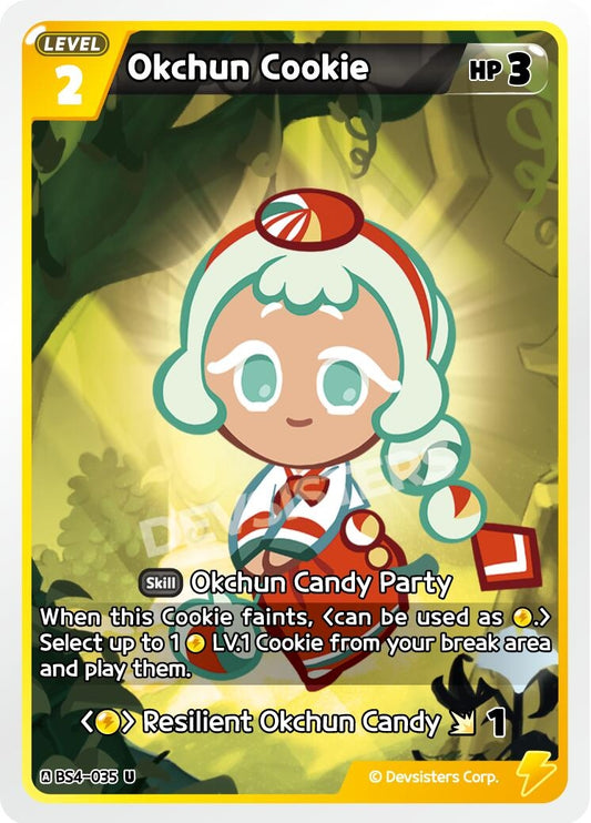 Image for Okchun Cookie (BS4-035) (BS3-BS4) - CookieRun: Braverse TCG