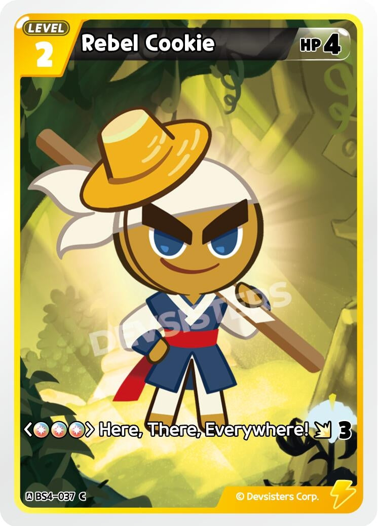 Image for Rebel Cookie (BS4-037) (BS3-BS4) - CookieRun: Braverse TCG
