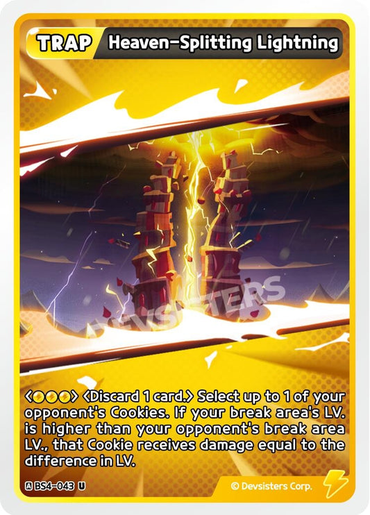 Image for Heaven-Splitting Lightning (BS4-043) (BS3-BS4) - CookieRun: Braverse TCG