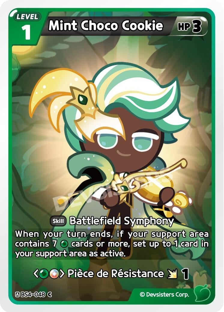 Image for Mint Choco Cookie (048) (BS4-048) (BS3-BS4) - CookieRun: Braverse TCG
