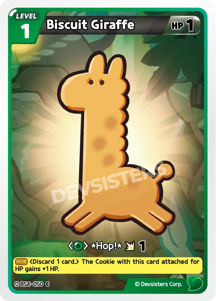 Image for Biscuit Giraffe (BS4-050) (BS3-BS4) - CookieRun: Braverse TCG