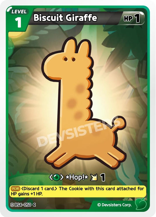 Image for Biscuit Giraffe (BS4-050) (BS3-BS4) - CookieRun: Braverse TCG