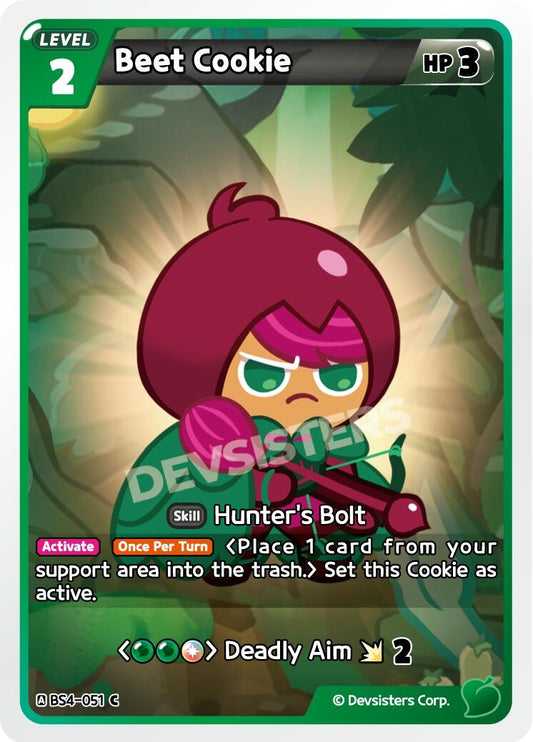 Image for Beet Cookie (051) (BS4-051) (BS3-BS4) - CookieRun: Braverse TCG