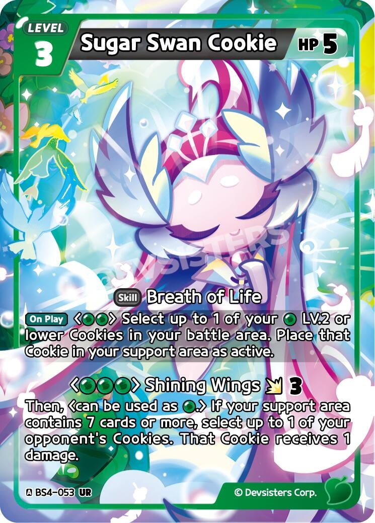 Image for Sugar Swan Cookie (BS4-053) (BS3-BS4) - CookieRun: Braverse TCG