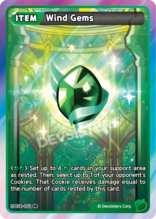 Image for Wind Gems (BS4-062) (BS3-BS4) - CookieRun: Braverse TCG