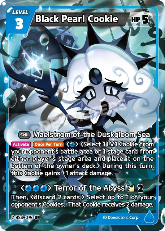 Image for Black Pearl Cookie (BS4-075) (BS3-BS4) - CookieRun: Braverse TCG