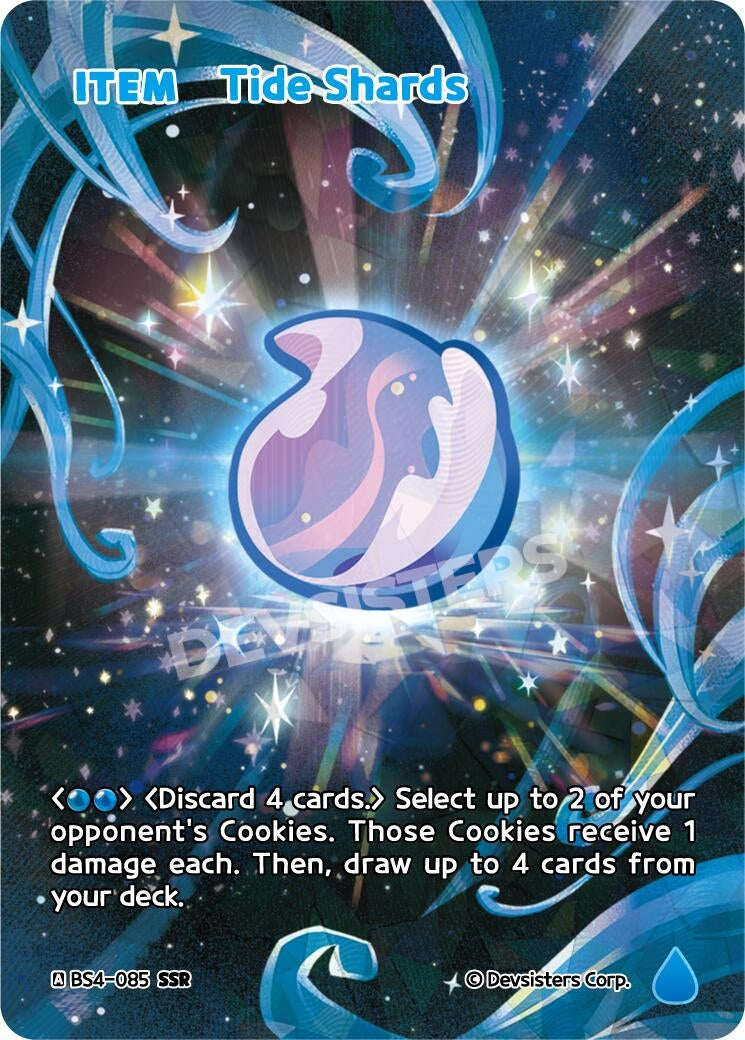 Image for Tide Shards (SSR) (BS4-085) (BS3-BS4) - CookieRun: Braverse TCG