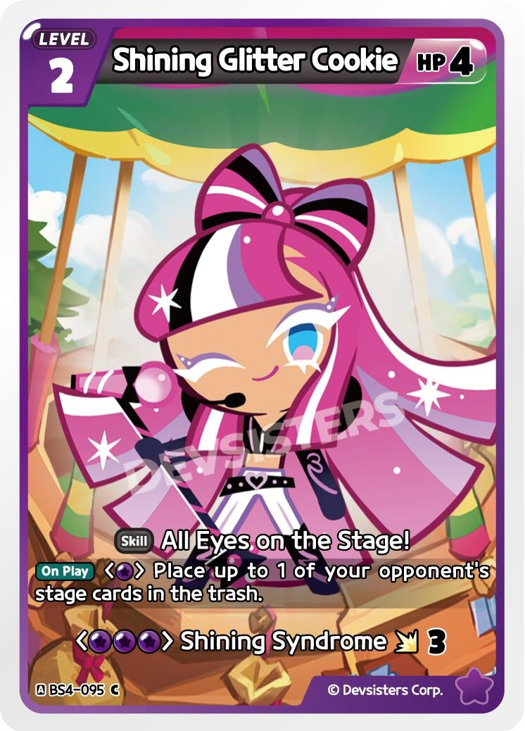 Image for Shining Glitter Cookie (BS4-095) (BS3-BS4) - CookieRun: Braverse TCG