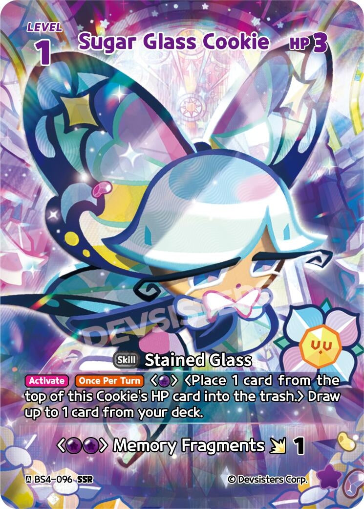 Image for Sugar Glass Cookie (SSR) (BS4-096) (BS3-BS4) - CookieRun: Braverse TCG