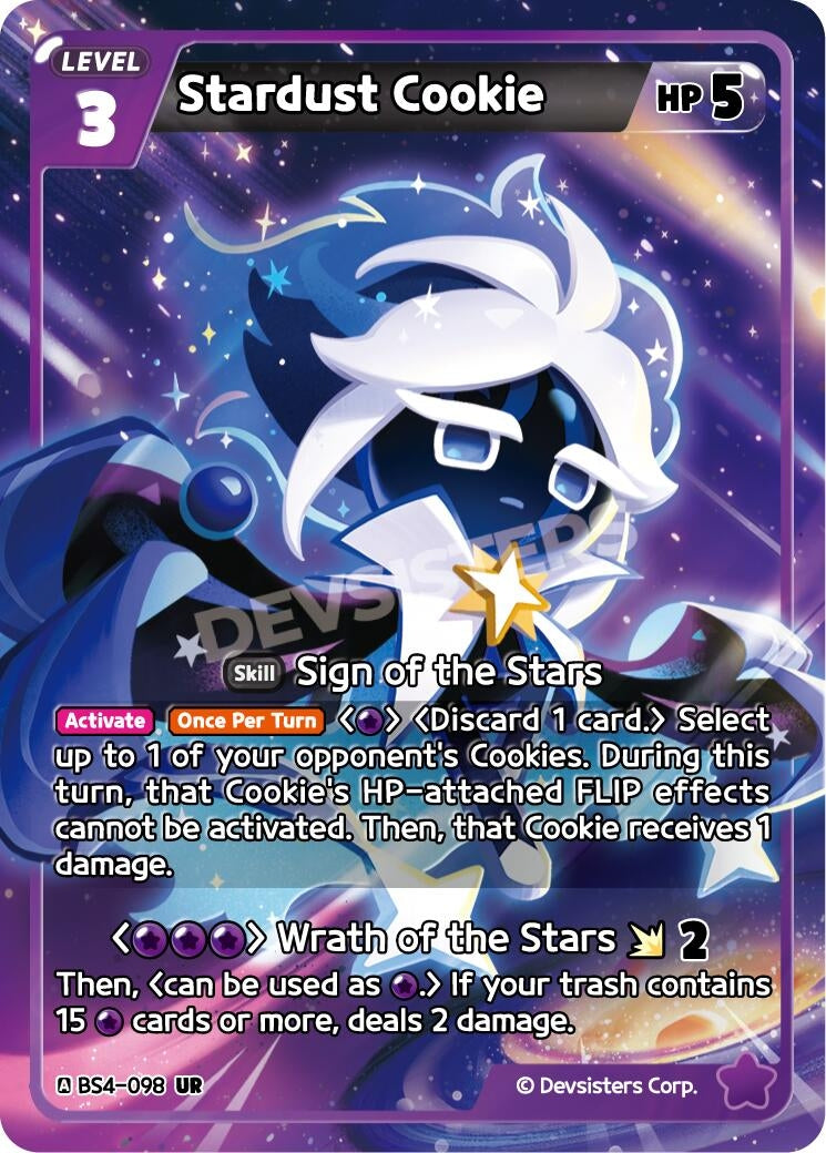 Image for Stardust Cookie (098) (BS4-098) (BS3-BS4) - CookieRun: Braverse TCG