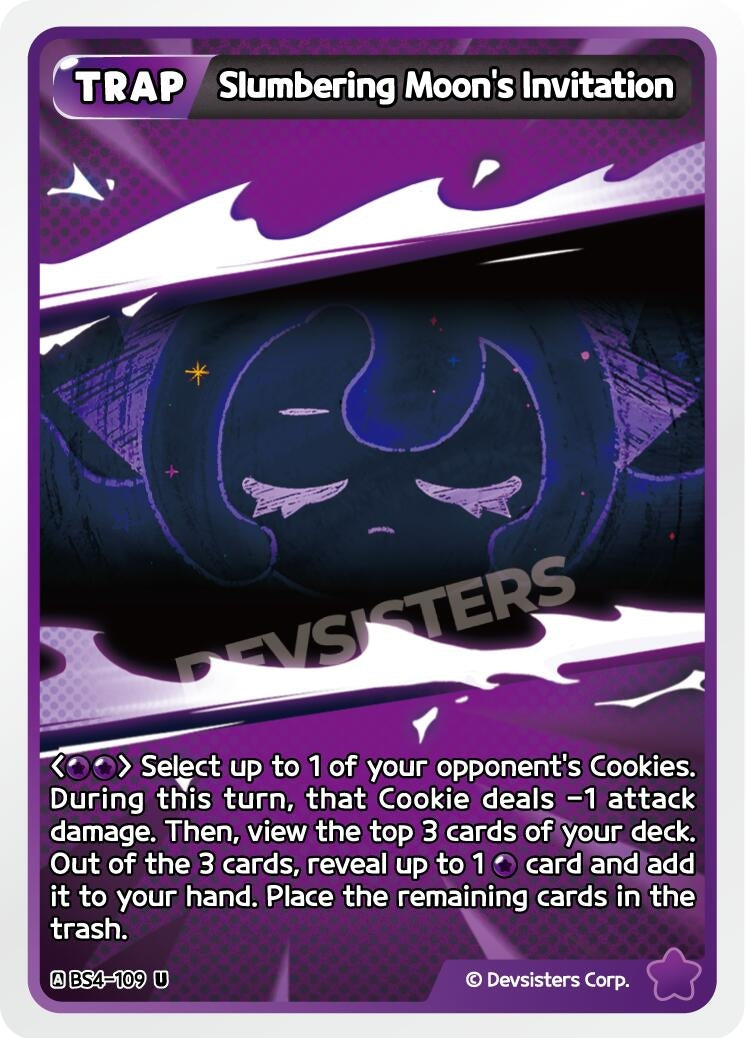 Image for Slumbering Moon's Invitation (BS4-109) (BS3-BS4) - CookieRun: Braverse TCG