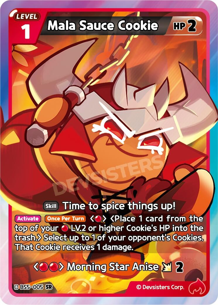 Image for Mala Sauce Cookie (005) (BS5-005) (BS5-BS7) - CookieRun: Braverse TCG