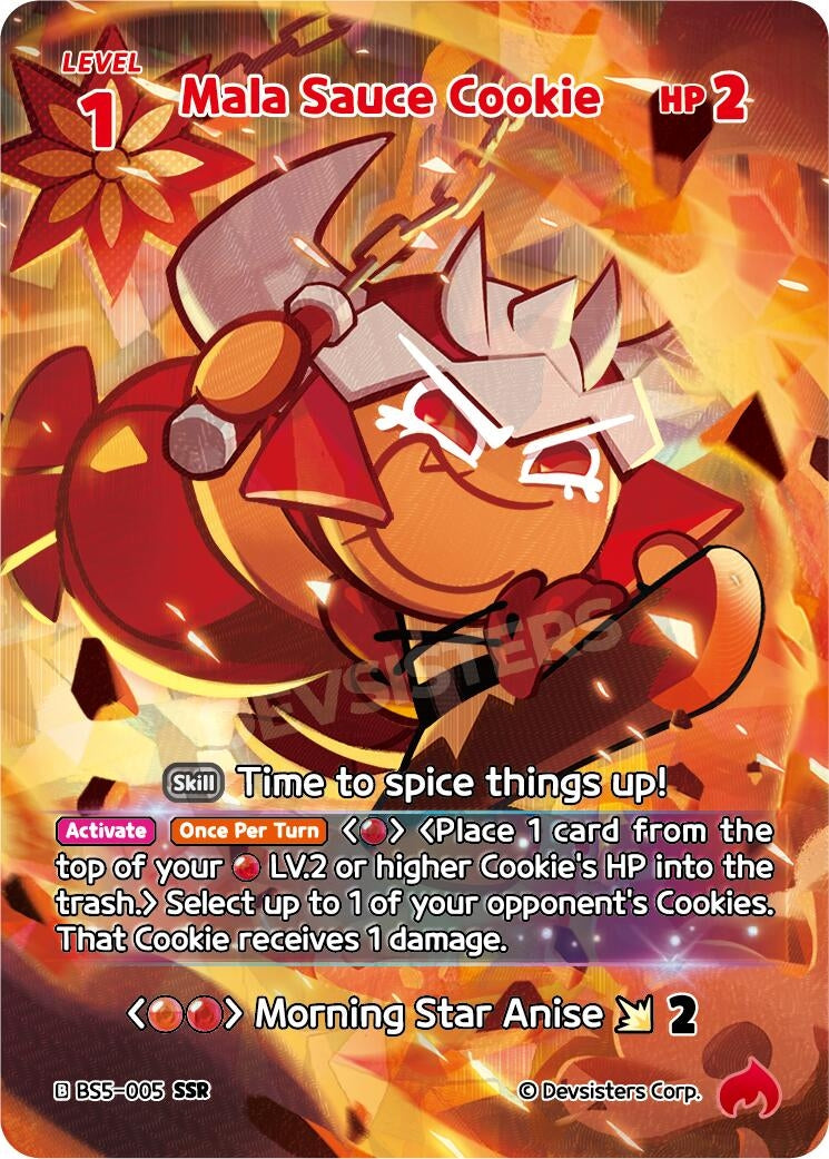 Image for Mala Sauce Cookie (005) (SSR) (BS5-005) (BS5-BS7) - CookieRun: Braverse TCG