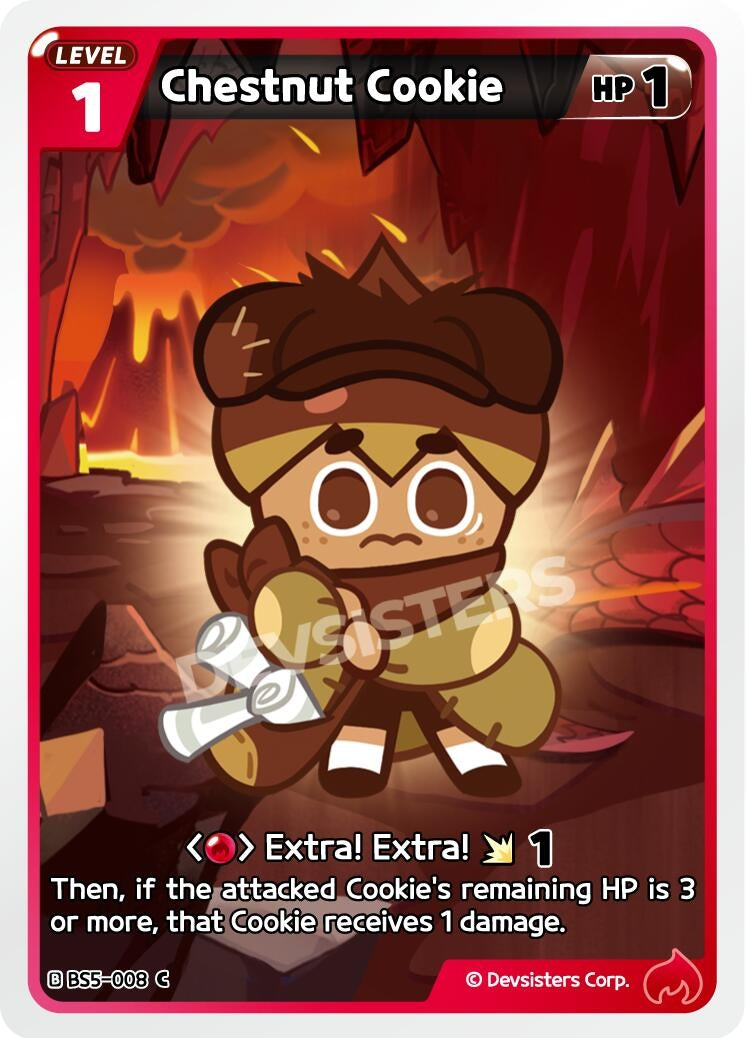 Image for Chestnut Cookie (BS5-008) (BS5-BS7) - CookieRun: Braverse TCG