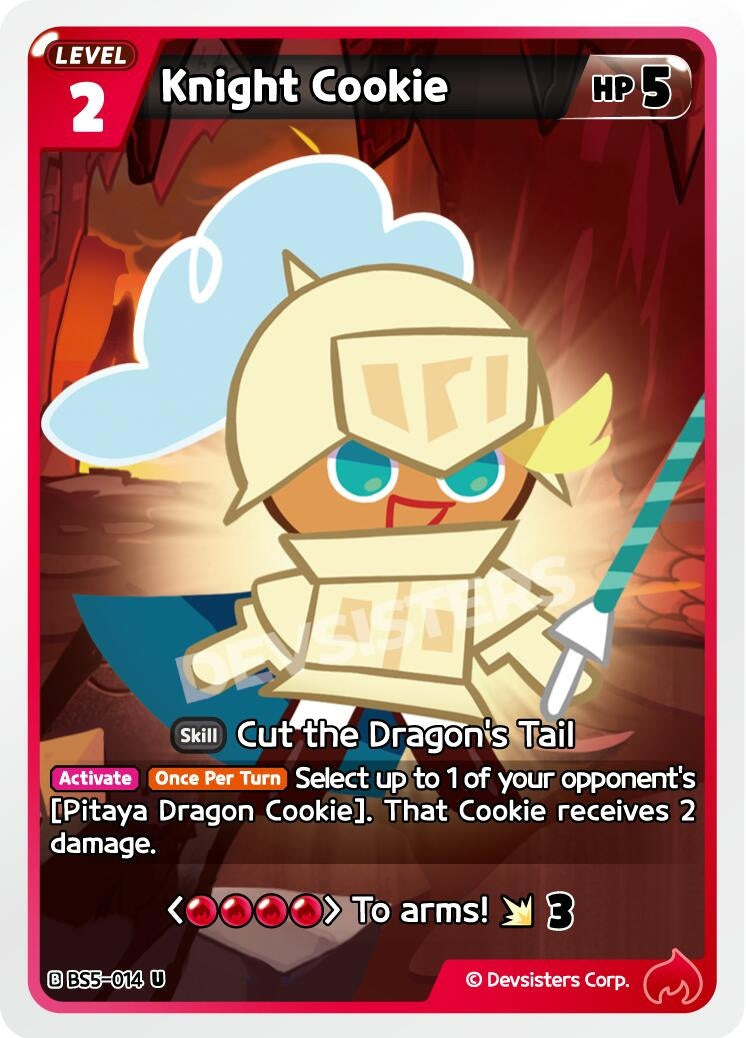 Image for Knight Cookie (014) (BS5-014) (BS5-BS7) - CookieRun: Braverse TCG