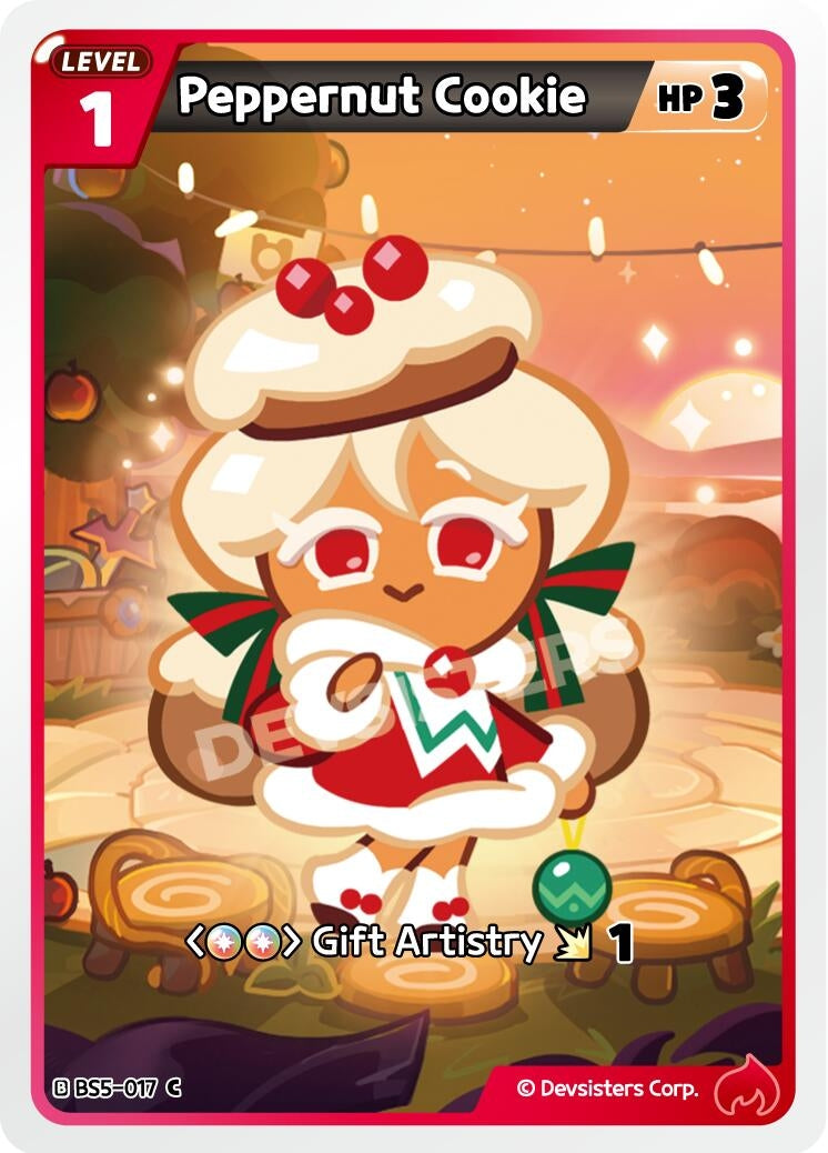 Image for Peppernut Cookie (BS5-017) (BS5-BS7) - CookieRun: Braverse TCG
