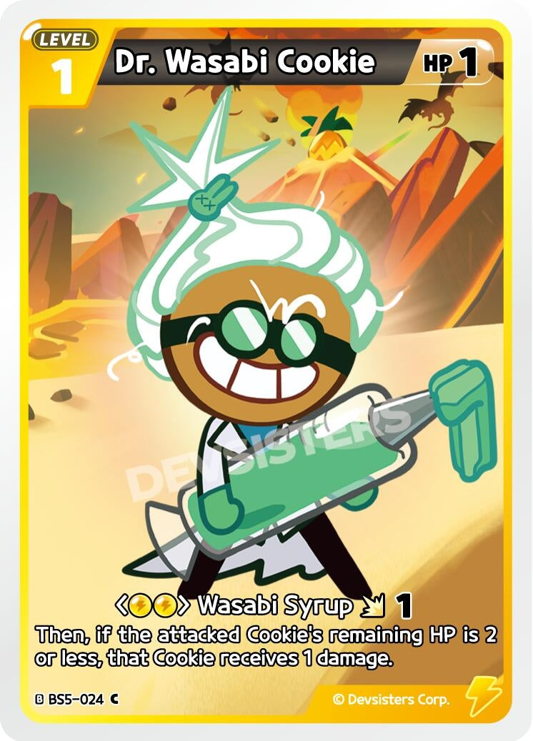 Image for Dr. Wasabi Cookie (024) (BS5-024) (BS5-BS7) - CookieRun: Braverse TCG