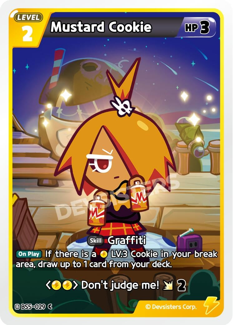 Image for Mustard Cookie (029) (BS5-029) (BS5-BS7) - CookieRun: Braverse TCG