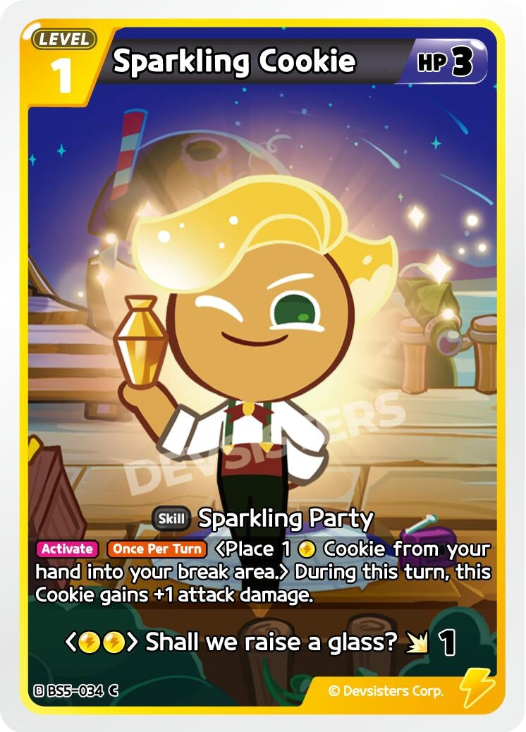 Image for Sparkling Cookie (BS5-034) (BS5-BS7) - CookieRun: Braverse TCG