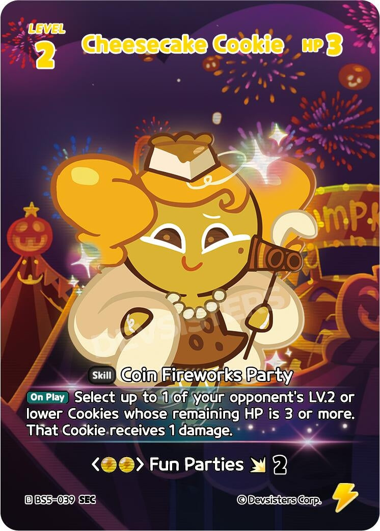 Image for Cheesecake Cookie (SEC) (BS5-039) (BS5-BS7) - CookieRun: Braverse TCG