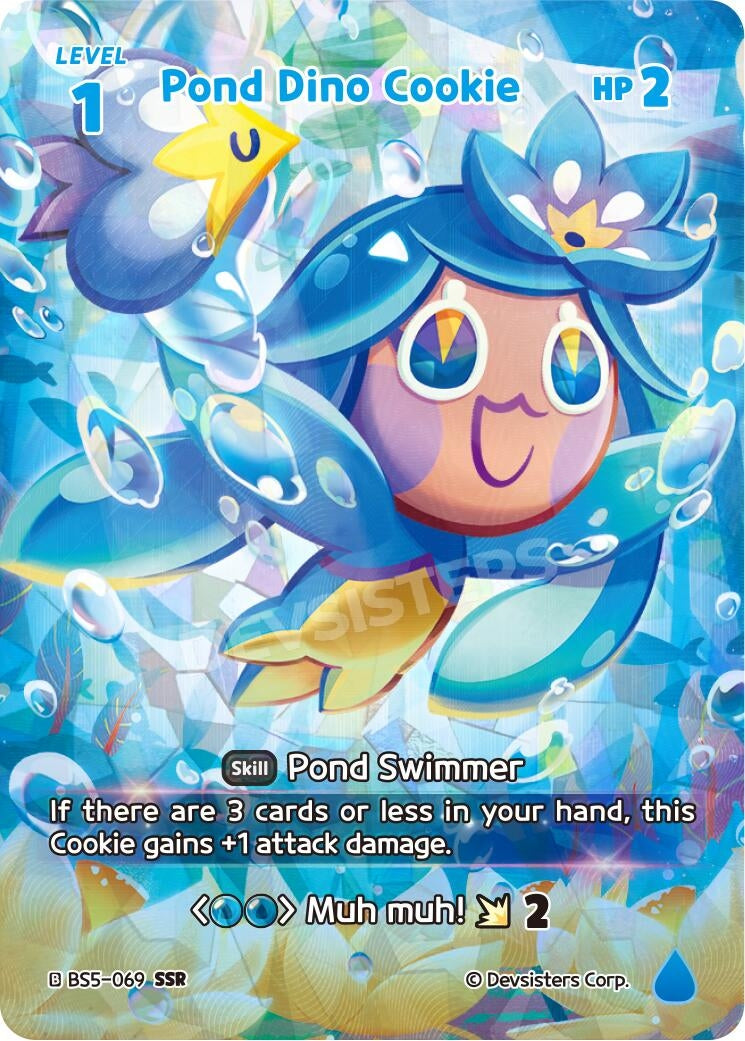 Image for Pond Dino Cookie (SSR) (BS5-069) (BS5-BS7) - CookieRun: Braverse TCG