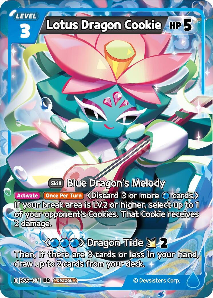 Image for Lotus Dragon Cookie (BS5-071) (BS5-BS7) - CookieRun: Braverse TCG