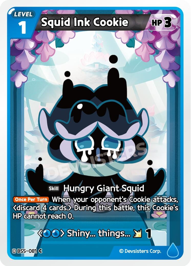 Image for Squid Ink Cookie (BS5-081) (BS5-BS7) - CookieRun: Braverse TCG
