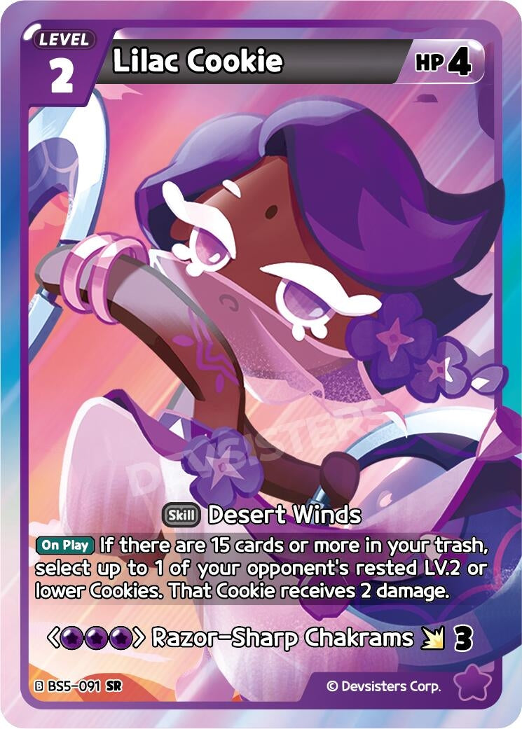 Image for Lilac Cookie (BS5-091) (BS5-BS7) - CookieRun: Braverse TCG